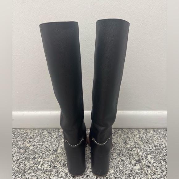 CHLOE BLACK RIDING BOOTS - Picture 2 of 4